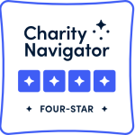 Charity Navigator four-star rating logo.